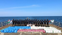 Indian Navy-NCB apprehends boat with drugs weighing over 3,000 kg off Gujarat coast